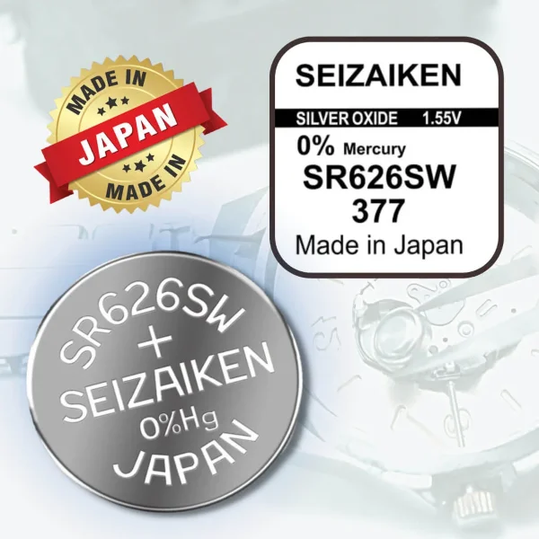Батарейка SEIZAIKEN SZ377GR (SR626SW)