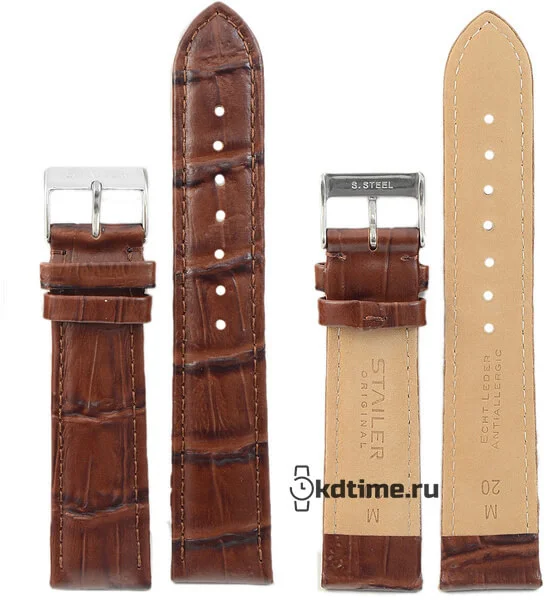 Ремень Stailer 1522-2001 20 мм корич кожа
