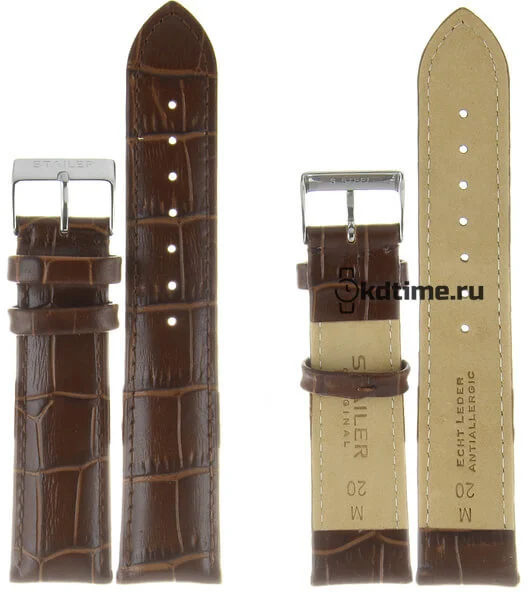 Ремень Stailer 2053-2001 20 мм корич кожа