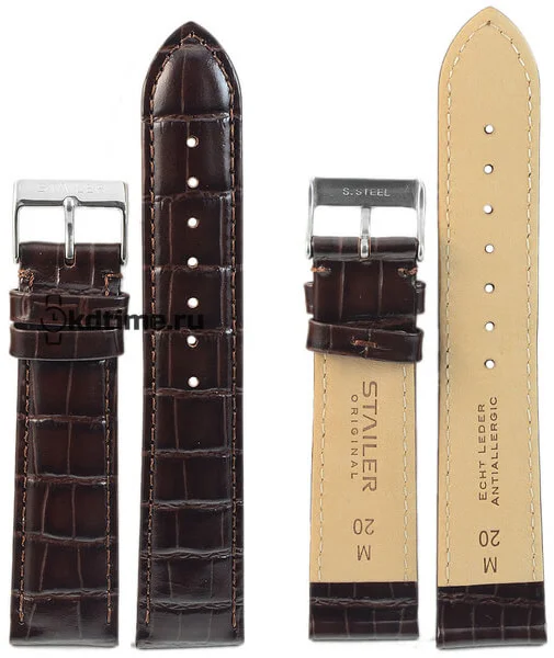 Ремень Stailer 2122-2001 20 мм корич кожа