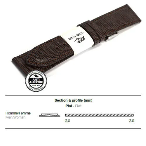 Ремешок ZRC 5381203ST CALF BROWN 12MM