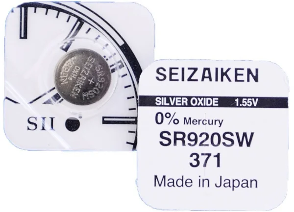 Батарейка SEIZAIKEN SZ371GR (SR920SW)
