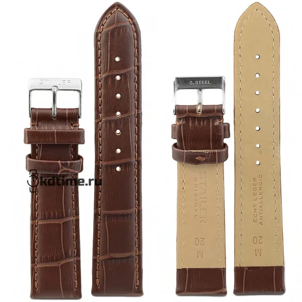 Ремень Stailer 1582-2001 20 мм корич кожа