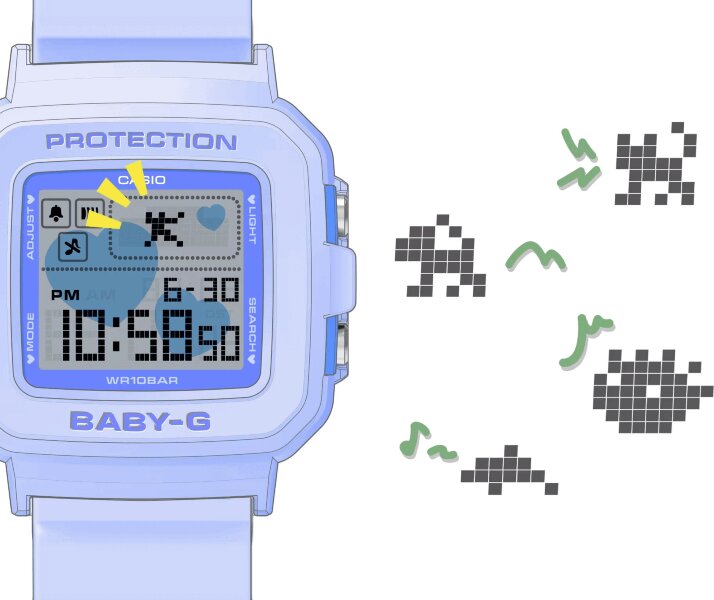 Наручные часы Casio  BGD-10KH-2B