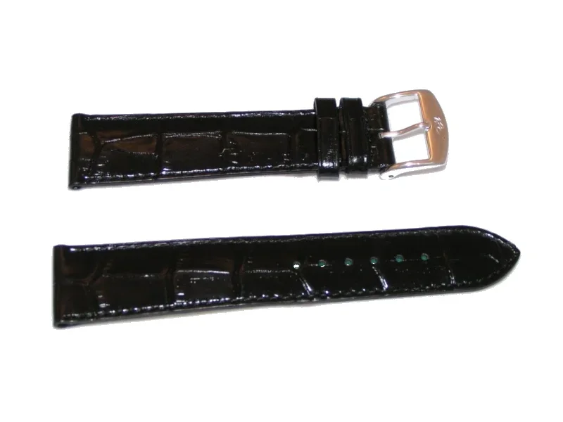 Ремешок ZRC 5190501 CALF ALLIGATOR GRAIN BLACK 16MM