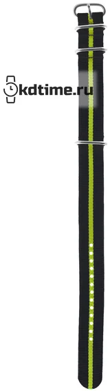 Ремень NATO 22 мм blk+l.green