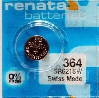 Батарейка RENATA 364  (SR621SW, SR621)