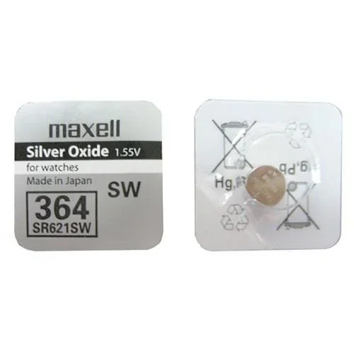 Батарейка MAXELL SR621SW (364, SR60, SG1)
